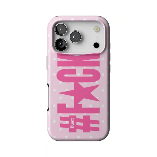 Pink Polka Riot iPhone Case
