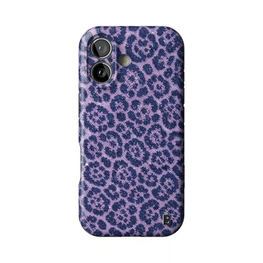 Classic Cheetah Purple Statement iPhone Case