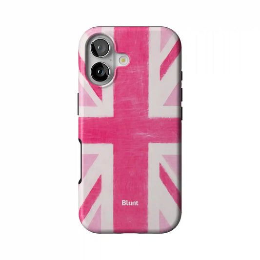 Pink Brit iPhone Case