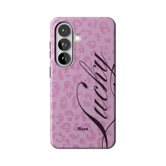 Pink Cheetah Lucky Samsung Case
