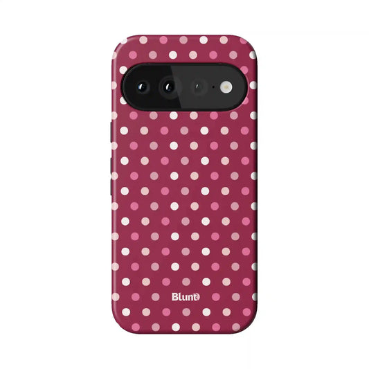 Polka Mauvin Pixel Case