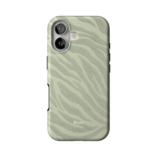 Sage Zebra iPhone Case