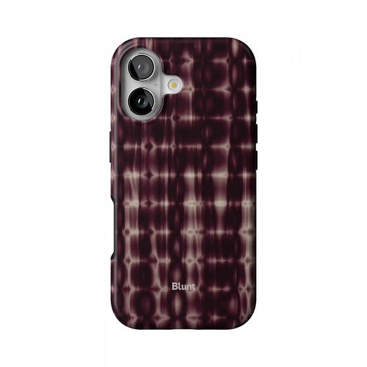 Purple Ripple iPhone Case
