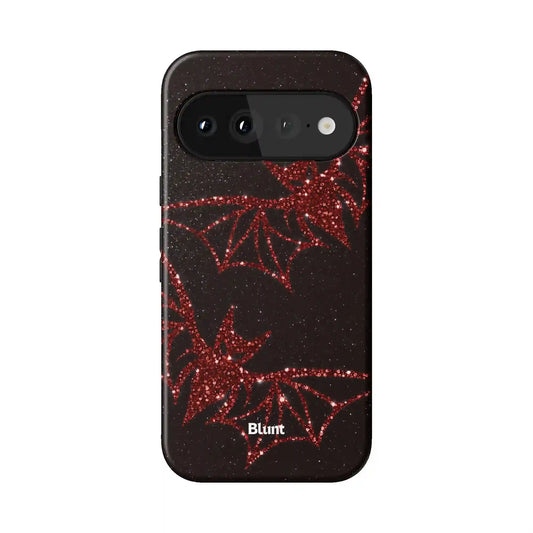 Red Lunar Veil Pixel Case