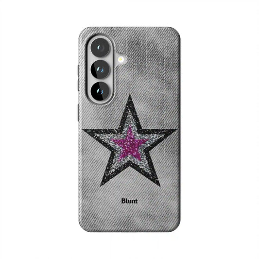 Silver Starwash Samsung Phone Case