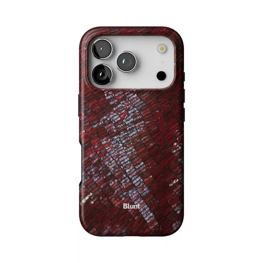 Crimson Scale iPhone Case