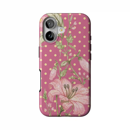 Cherry Blossom Dot iPhone Case