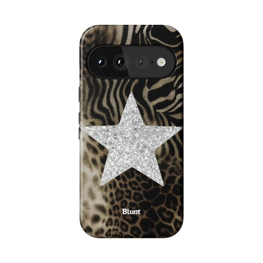 Zebra Star Pixel Case