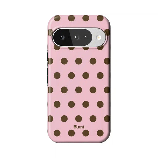 Blush Polka Pixel Case