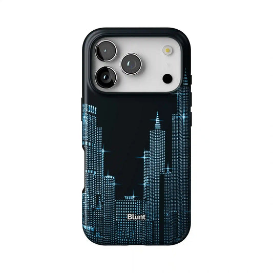 Blue NYC Skyeline iPhone Case