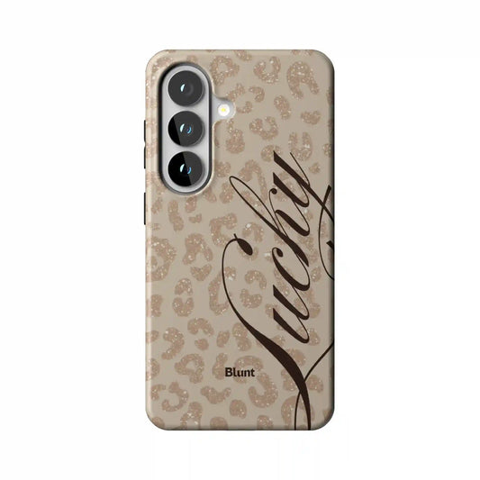 Cream Cheetah Lucky Samsung Case