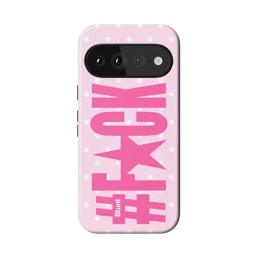 Pink Polka Riot Pixel Case
