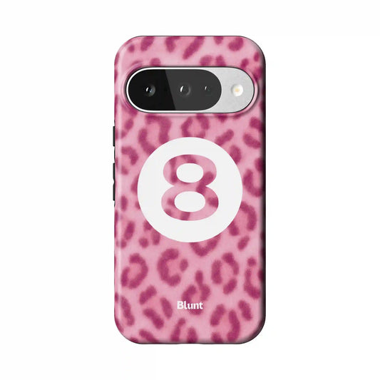 Pink Cheetah Magic 8 Pixel Case