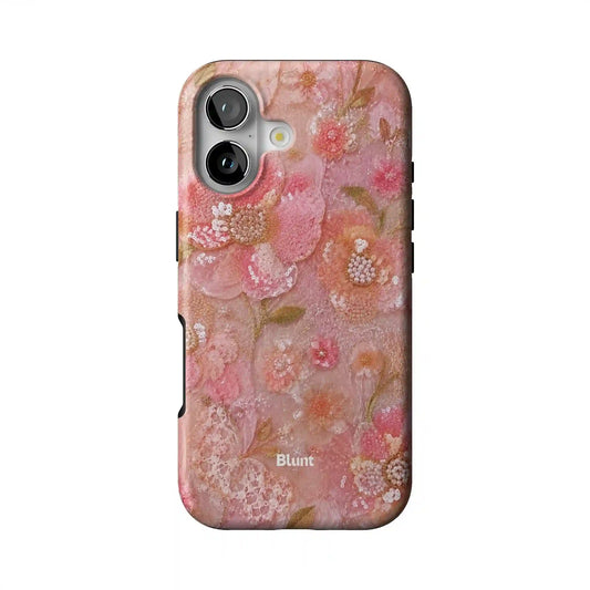 Peachy Petals iPhone Case