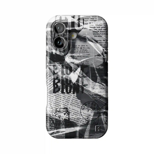 Black Love Letter Statement iPhone Case