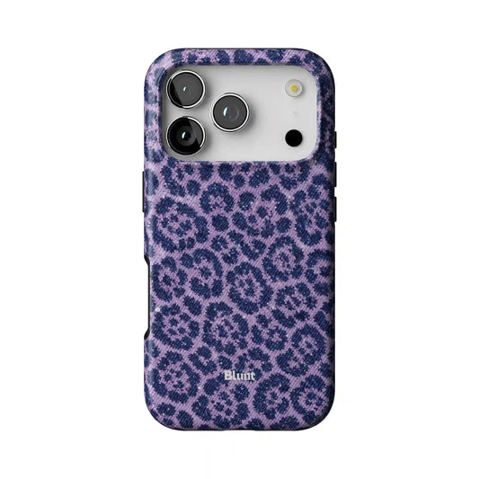 Classic Cheetah Purple iPhone Case