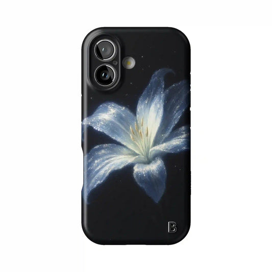 Blue Lilly Statement iPhone Case