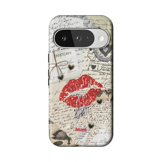 Vintage Kiss Pixel Case