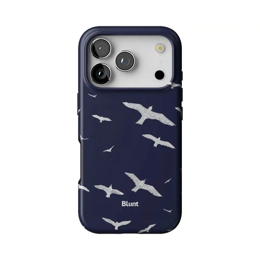 Navy Drift iPhone Case