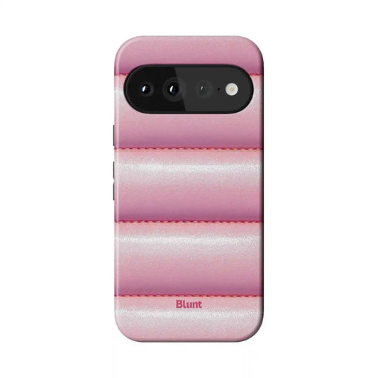 Pink Puffer Pixel Case