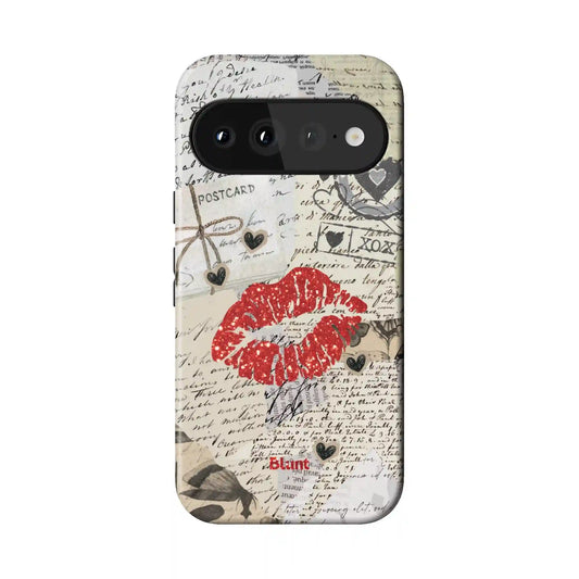 Vintage Kiss Pixel Case
