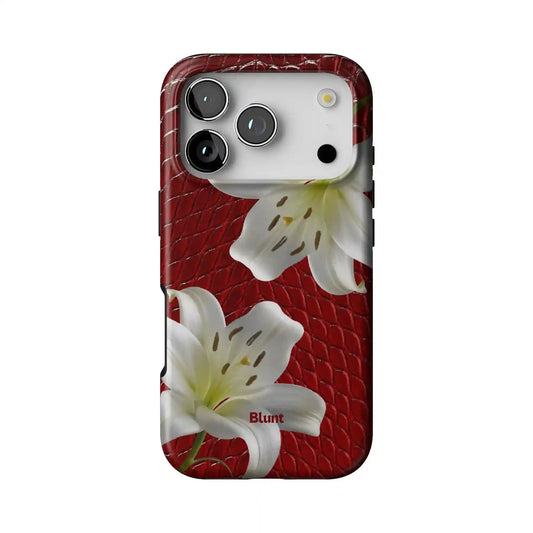 Crimson Lily iPhone Case