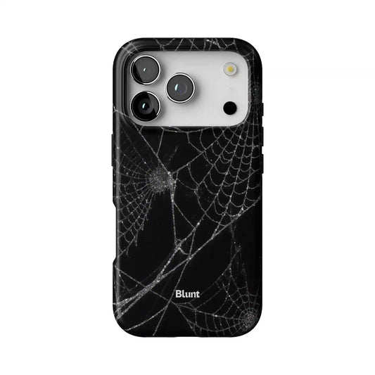 Silver Web iPhone Case
