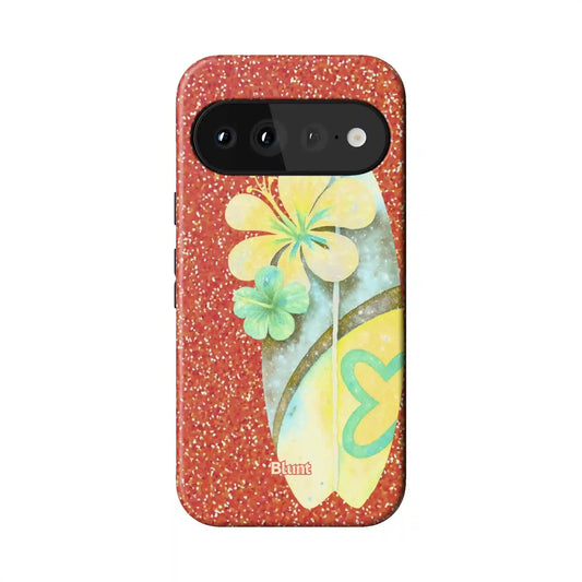 Orange Maui Pixel Case