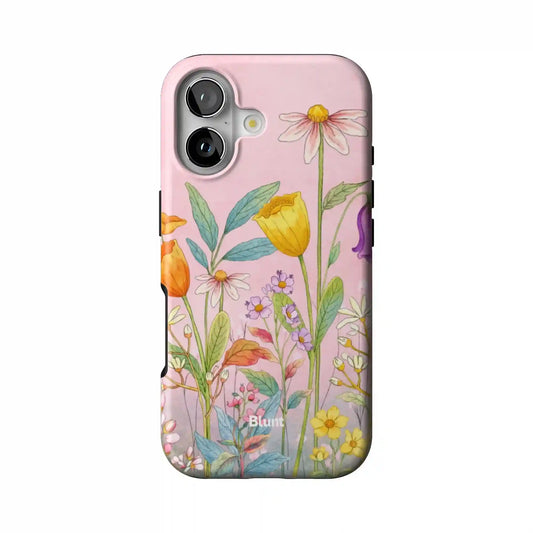 Pink Meadow iPhone Case