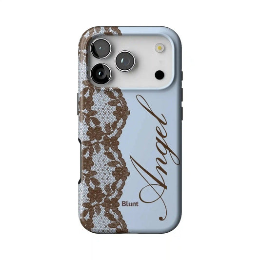 Blue Lace Angel iPhone Case