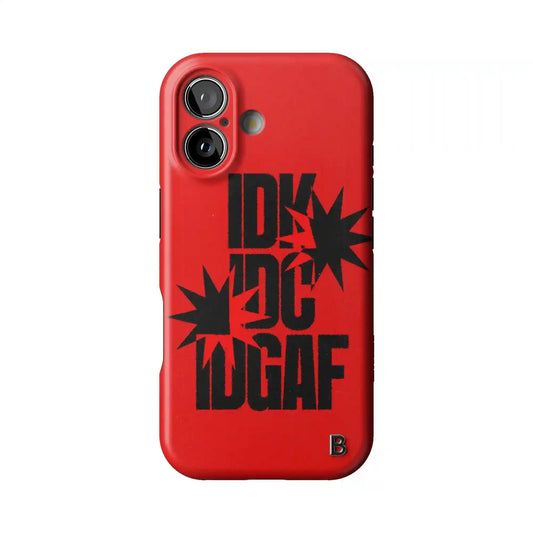 Unbothered Statement iPhone Case