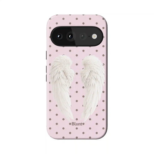 Pink Polka Wing Pixel Case