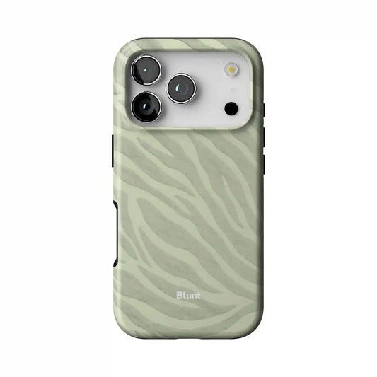 Sage Zebra iPhone Case