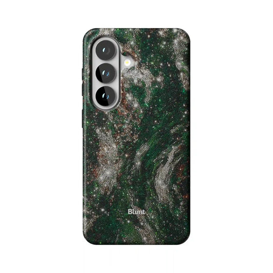 Green Midnight Marble Samsung Case