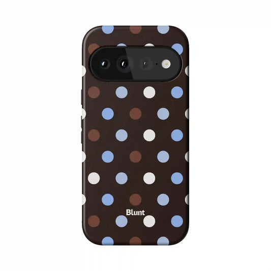 Timber Blue Polka Pixel Case