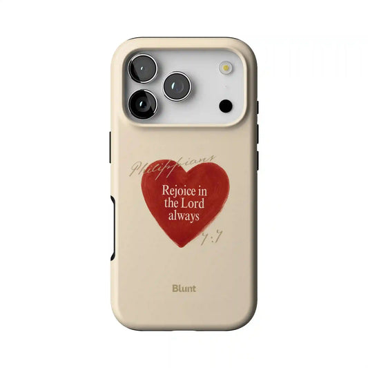 Philippians 4:4 iPhone Case