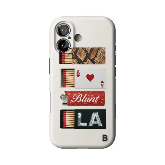 Cream Match Statement iPhone Case