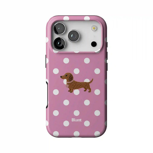 Polka Doxie iPhone Case