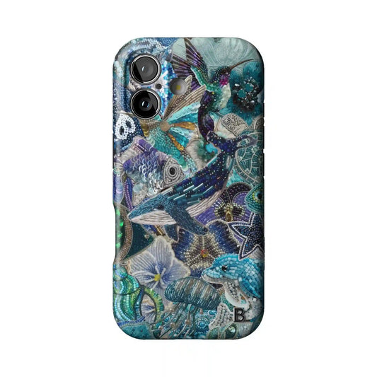 Blue Crush Statement iPhone Case