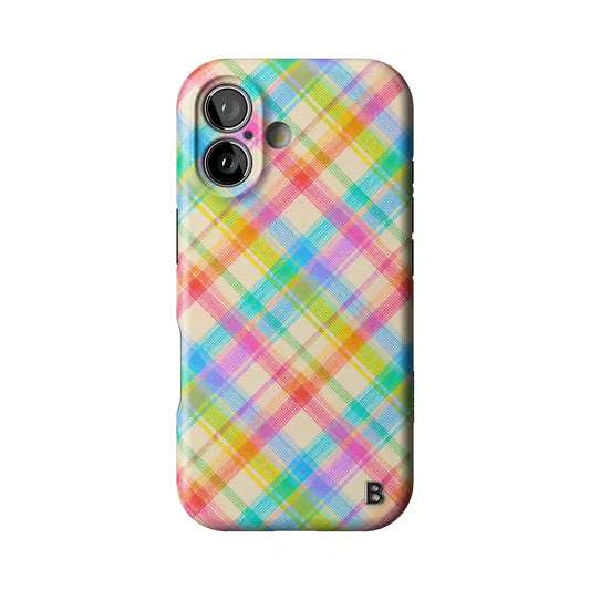 Sweet Plaid Statement iPhone Case