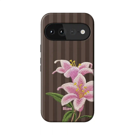 Brown Sugar Bloom Pixel Case