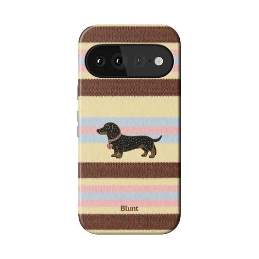Banana Jet Doxie Pixel Case