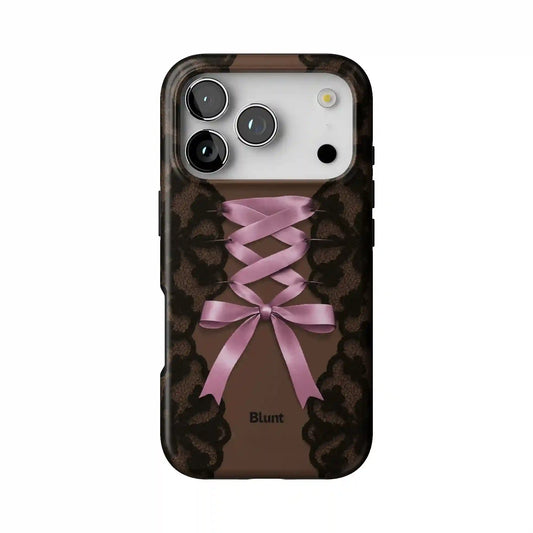 Brown Corset iPhone Case