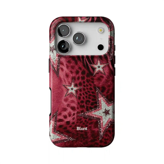 Crimson Starfall iPhone Case