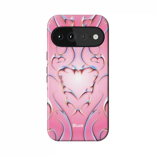 Bubble Heart Pixel Case