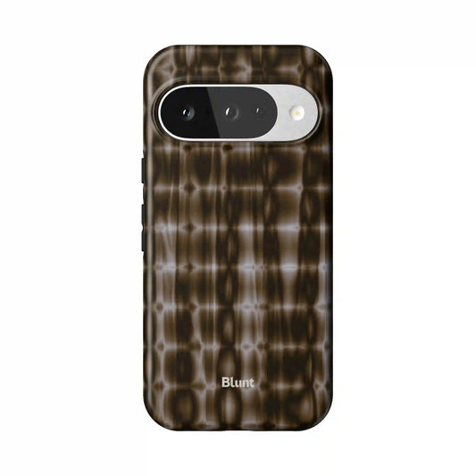 Brown Ripple Pixel Case