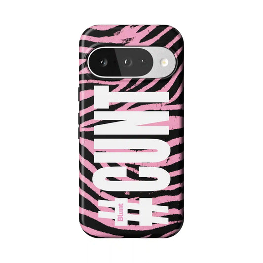CXNT Pink Zebra Pixel Case