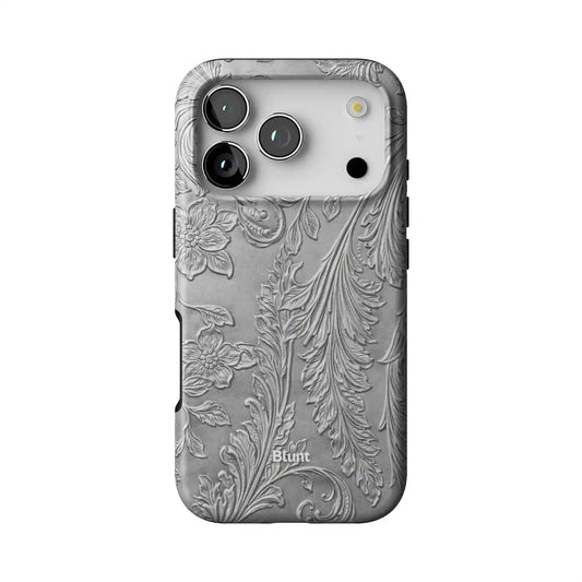 Tooled Silver iPhone Case