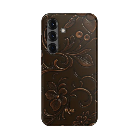 Tooled Leather Samsung Case