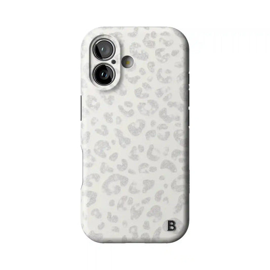 White Leopard Statement iPhone Case
